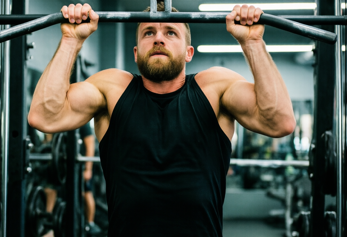 Progressão para o primeiro pull-up estrito